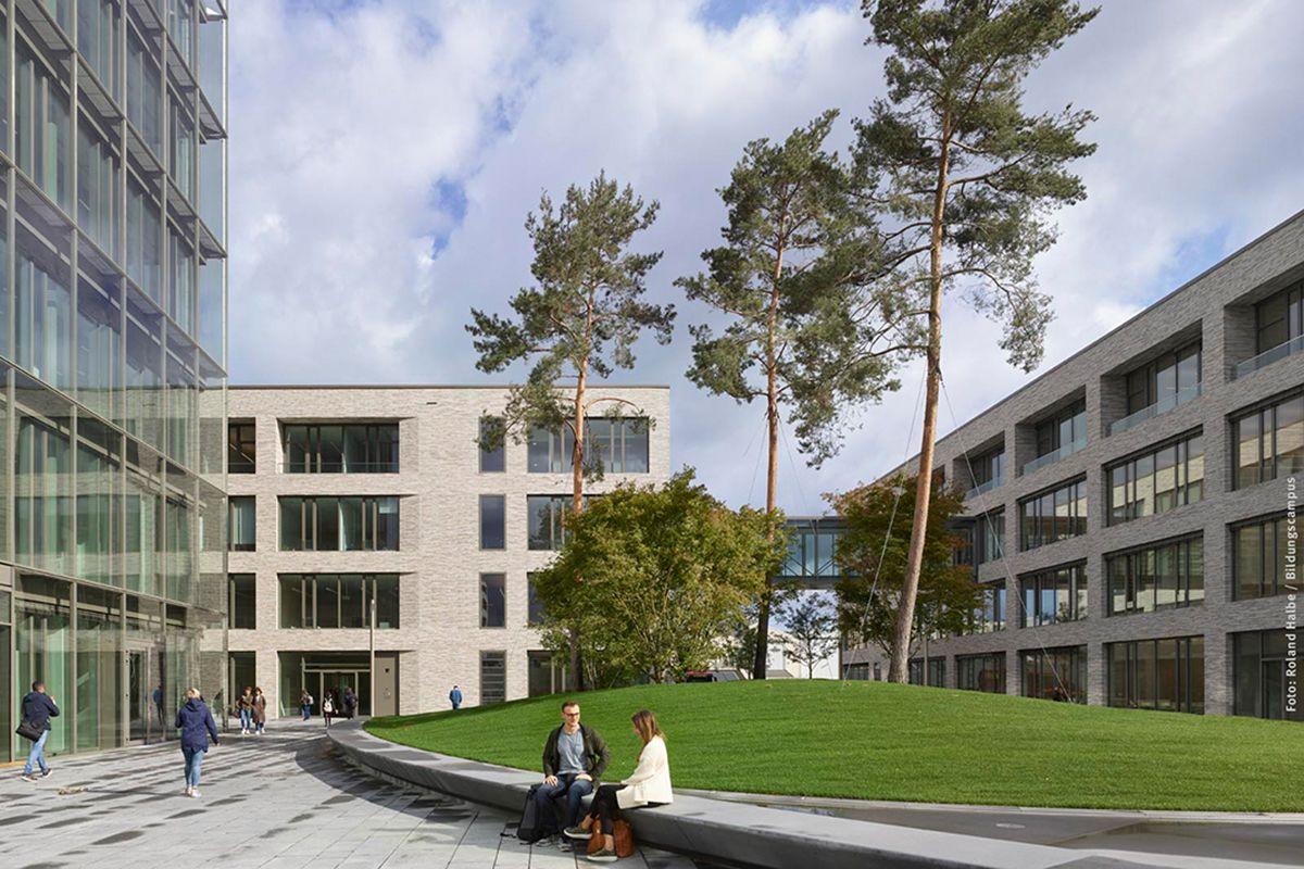 Modern Bildungscampus at Hochschule Heilbronn, showcasing contemporary architecture and state-of-the-art educational facilities